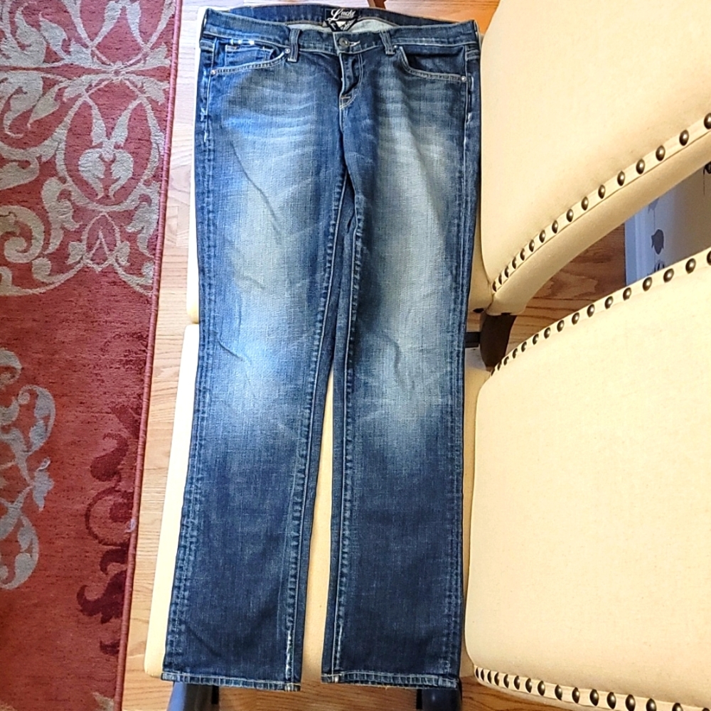 Lucky brand women's straight blue jeans size 8 29